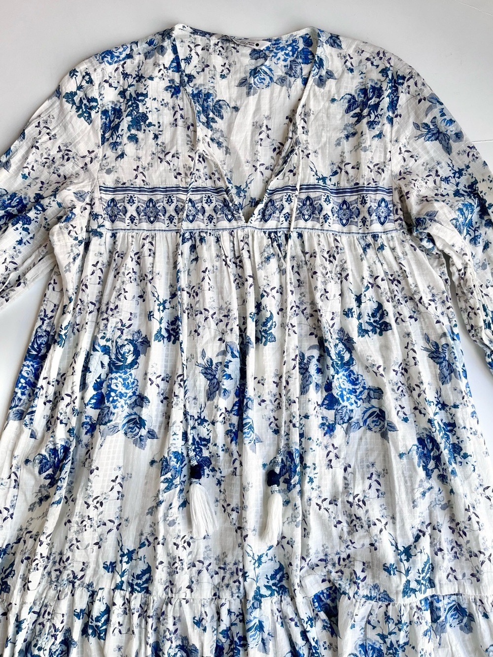 Zara Boho Floral Long Printed Maxi Dress Bloggers Favorite - Picture 10 of 13